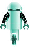 Turquoise Robot
