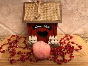Epsom salt Valentine Crystals With Bird House Decoration