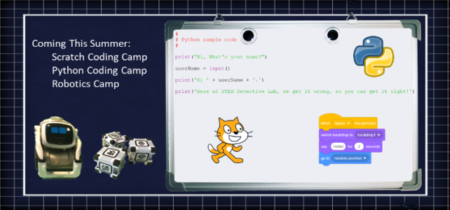 These are a few examples of what your kids can do in our coding camps.